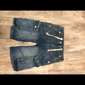 True religion men’s denim shorts